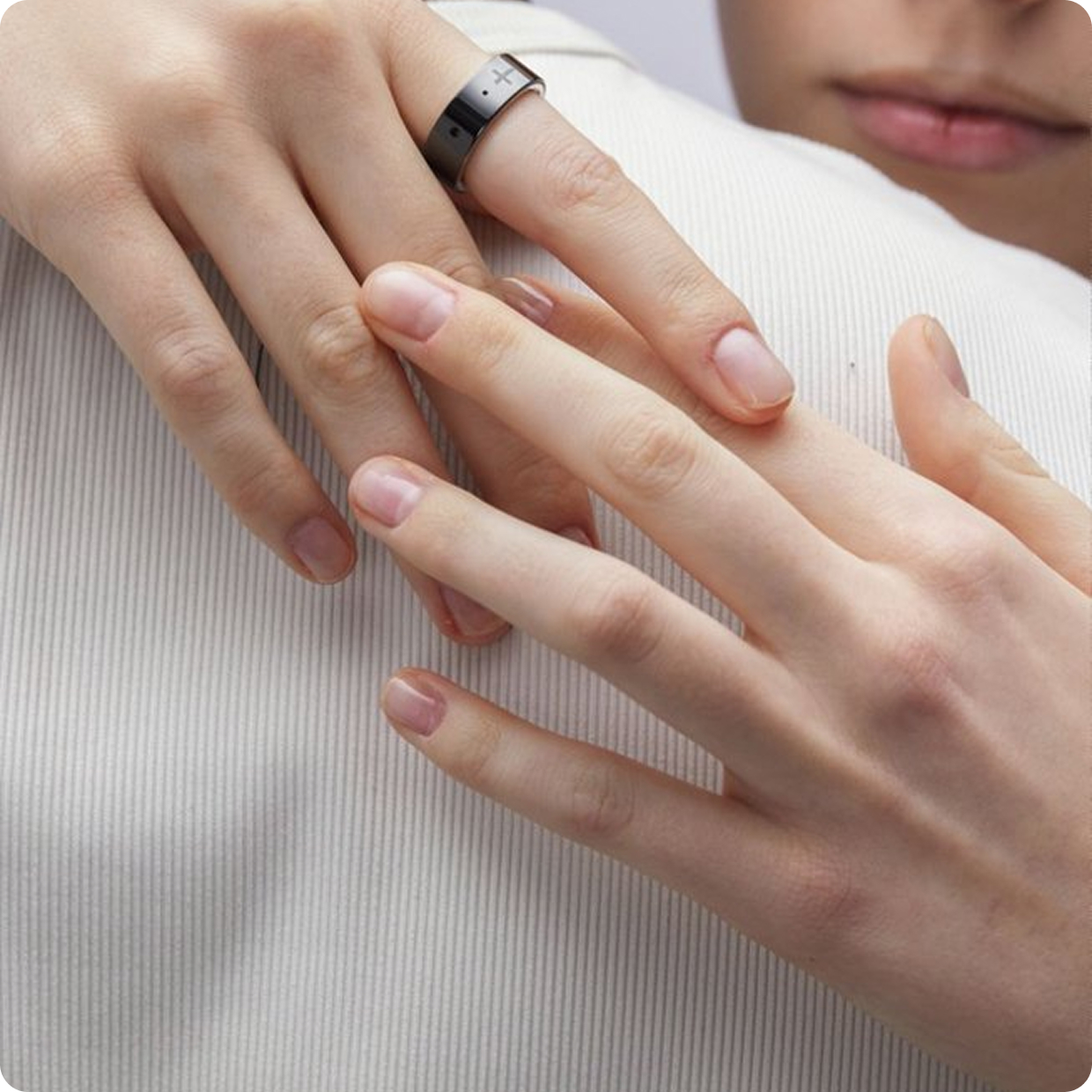 Hands with Bless Ring, reaching out